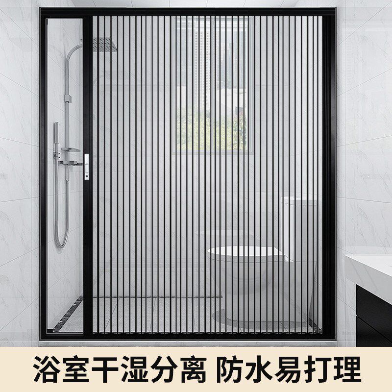 御霄亚克力有机玻璃浴o室透明水晶推拉折叠门挡空调暖气厨房隔油
