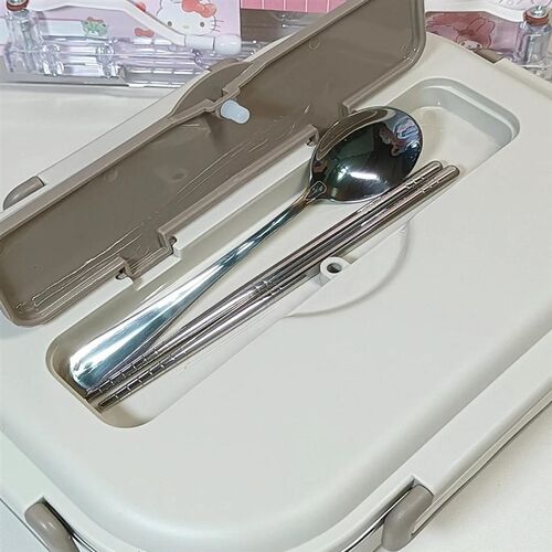 304不锈钢保i温饭盒女上班族学生微波炉分格餐盒小学生便当盒儿童