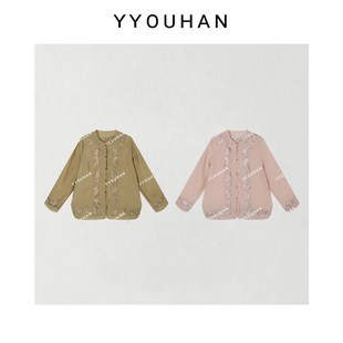 2025春款 2501C155 小众设计极简风重工刺绣高级衬衣