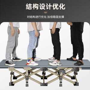 耐本折叠床单人午休躺椅多功能午睡办公室家用成人简易便携行军床