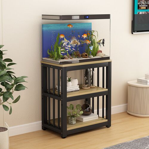 鱼缸架家用小型鱼缸柜子金属底座定制鱼缸底柜铁艺水族箱鱼缸桌子