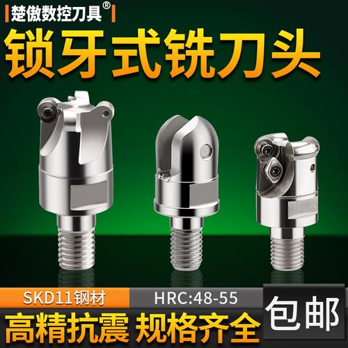 分体式BAP300RBAPp400R锁牙式铣刀头1604数控抗震刀杆1135螺纹刀