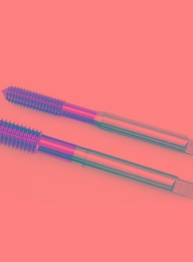 挤压挤牙无屑丝锥涂钛黄色挤压丝攻M1/M2/M3/M4/M5/M6/M8/M10/M12