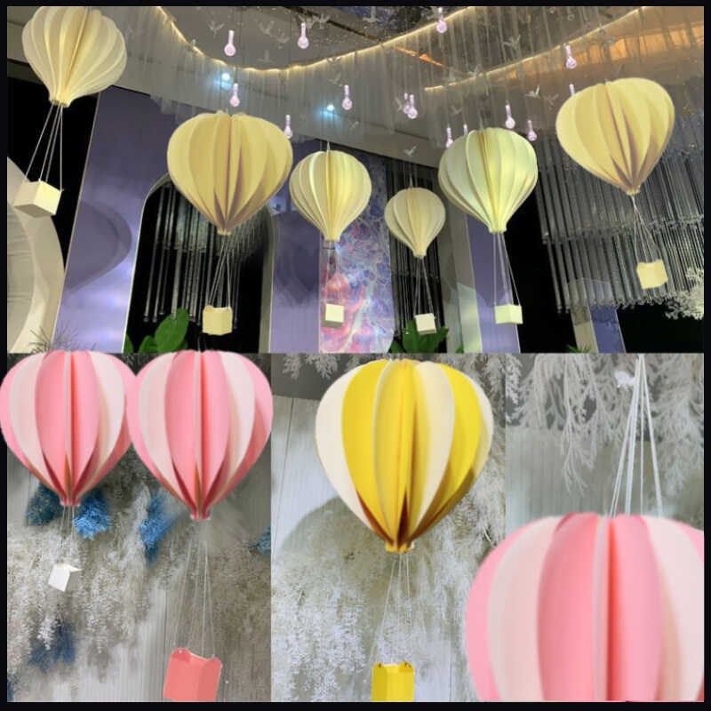 婚庆道具气球吊顶舞台立体挂饰纸艺折纸挂件热装饰婚礼场景布置