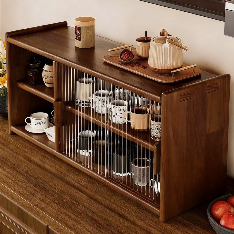 实木杯架桌面水杯茶杯茶具放置架咖啡杯餐桌杯子收纳餐边柜置物架,家庭/个人清洁工具,杯架,淘宝优惠券,粉丝福利购,淘宝优惠卷