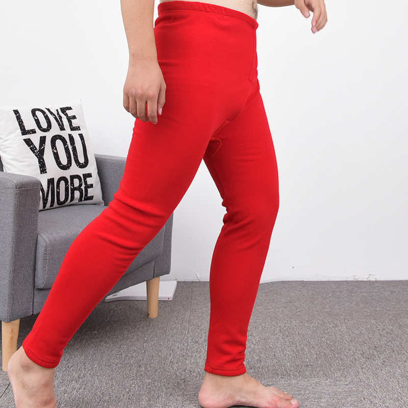 本命年大红色男士保暖裤加肥加大码加厚加绒打底裤棉毛秋裤结婚冬,女士内衣/男士内衣/家居服,保暖裤,淘宝优惠券,粉丝福利购,淘宝优惠卷