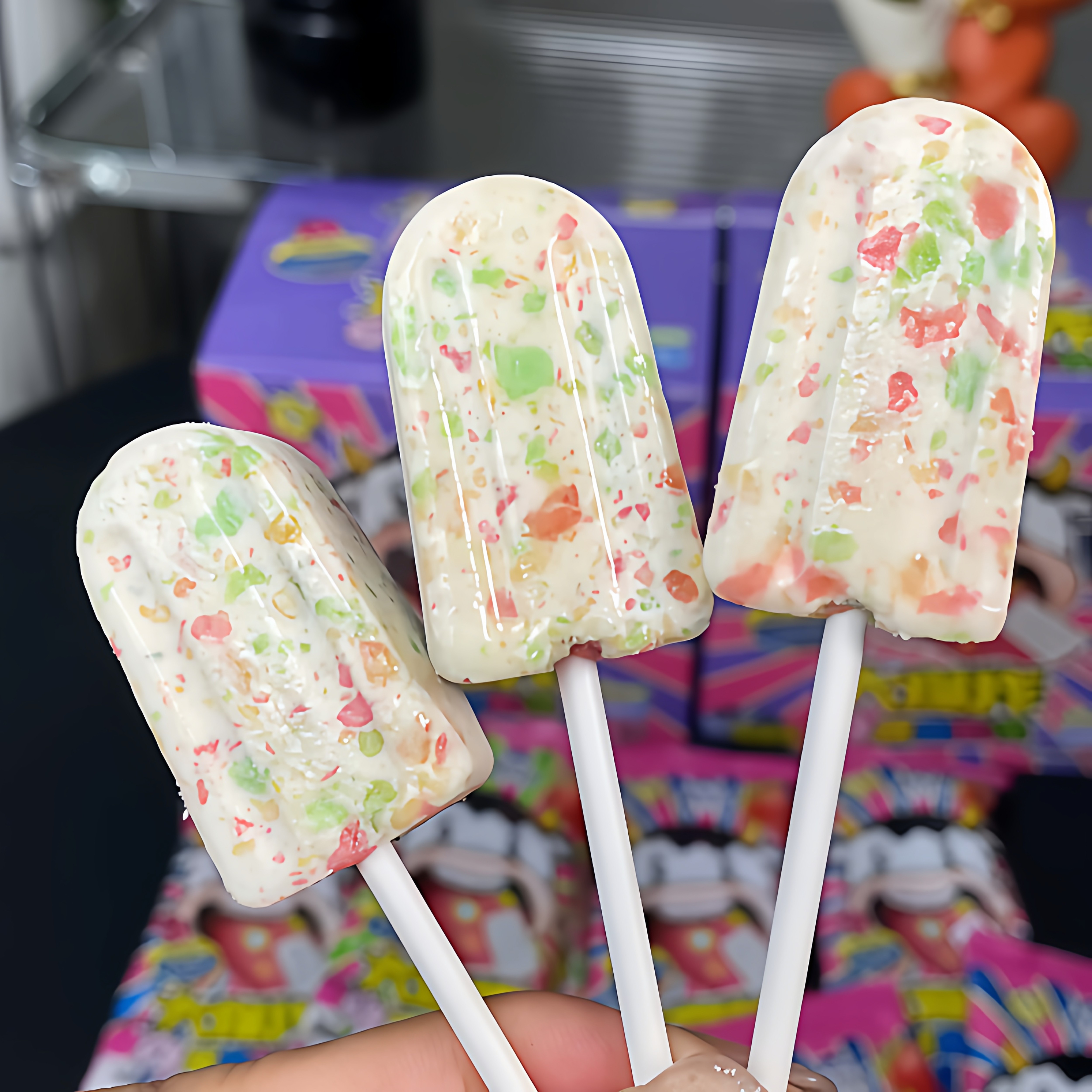 爆炸跳跳糖奶棒糖雪糕造型含益生元高钙棒棒糖礼物糖果儿童小零食