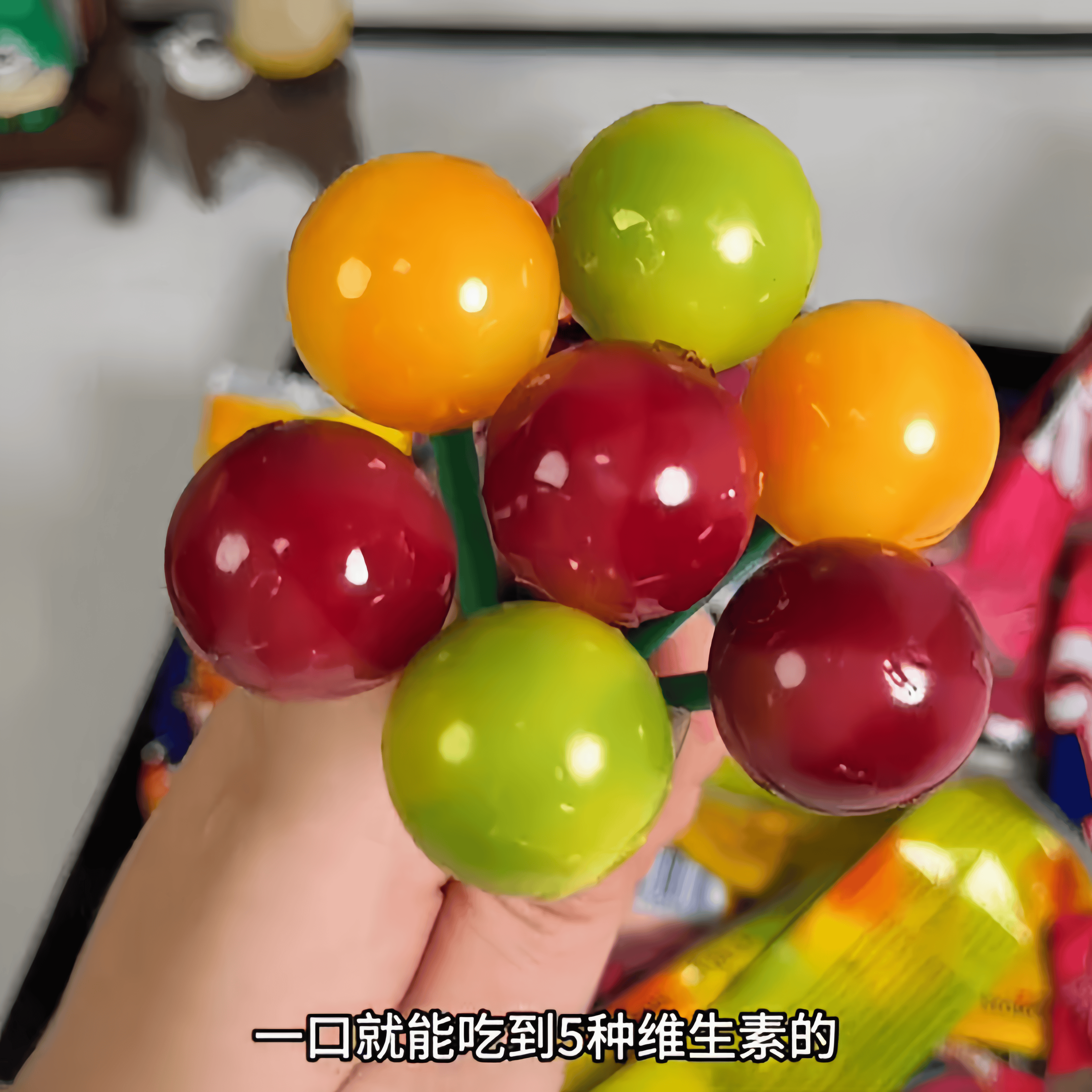DHA澡油儿童水果口味棒棒糖学生小孩宝宝魔力网红解馋小零食糖果