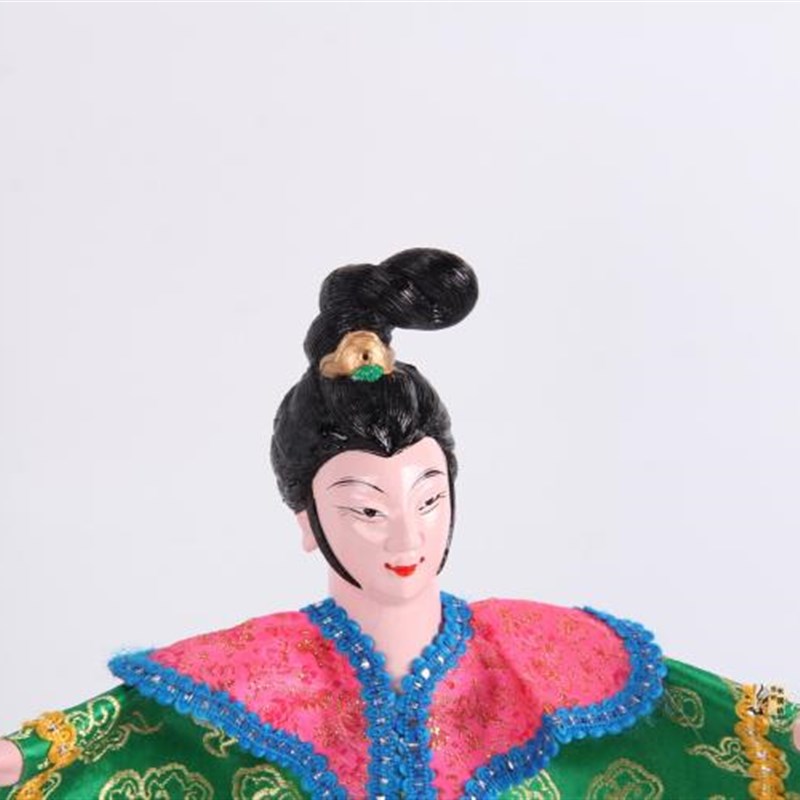 京剧花旦小旦千金小姐漳州布袋木偶 中国风礼品儿童智育训练木偶