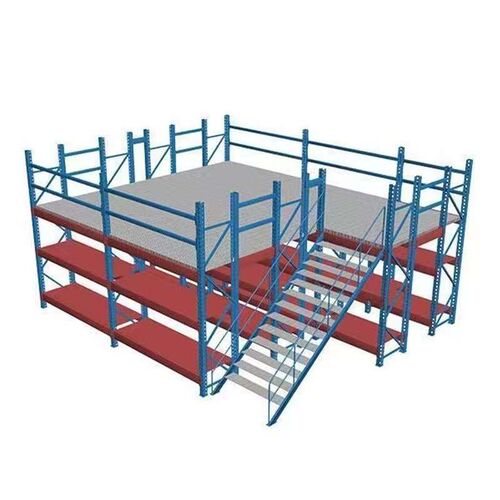 重型仓库二层阁楼平台货架搭建可拆F卸免焊接钢结构定制阁楼隔层