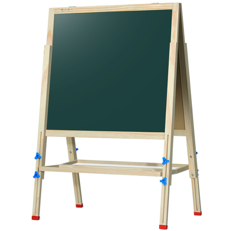 儿童黑板支架式家用写字板小学生白板学写字无尘画板涂鸦板婴幼儿