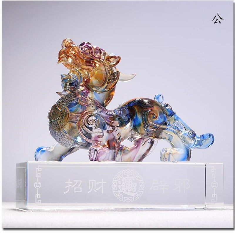 古法琉璃貔貅招财摆件守财镇宅公司办公室客厅装饰品开业礼物