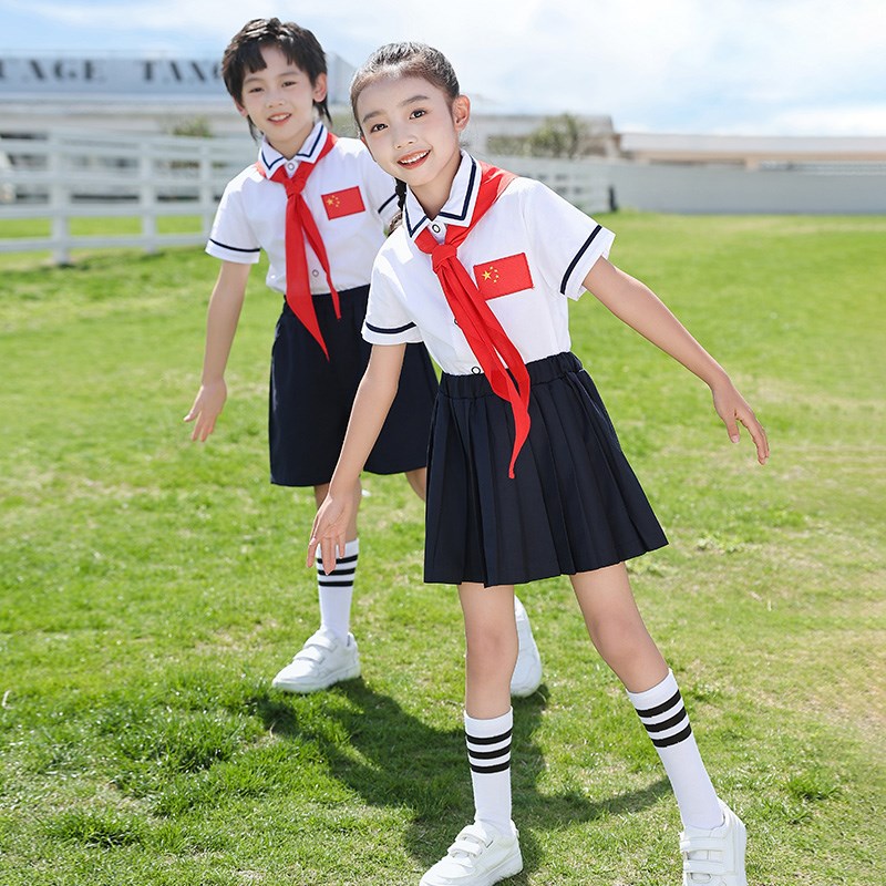 小学生校服夏装学院风幼儿园园服拍照服儿童班服运动会夏季套装