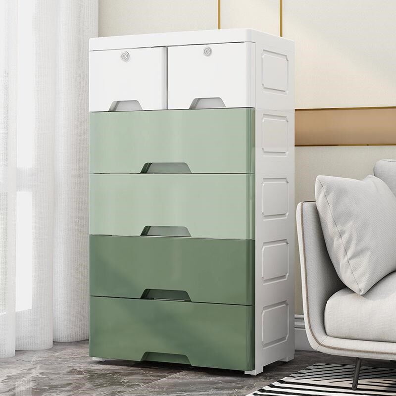 抽屉式收纳箱多层m收纳柜子塑料简易落地储物宝宝玩具衣柜宿舍