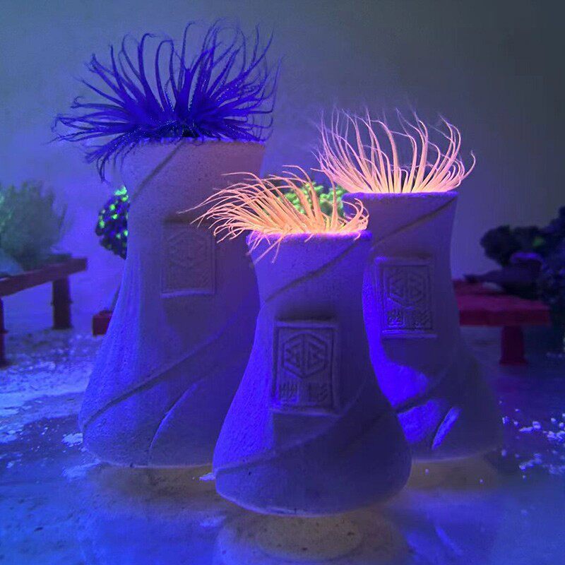 千手佛海葵窝水族造景摆件特大 大号 中号 小号鱼缸造景海缸造景图片