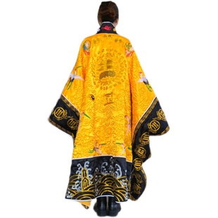 法衣金丝鹤高功法衣法s袍道袍仙鹤降衣百鹤衣道士服男女 黄色