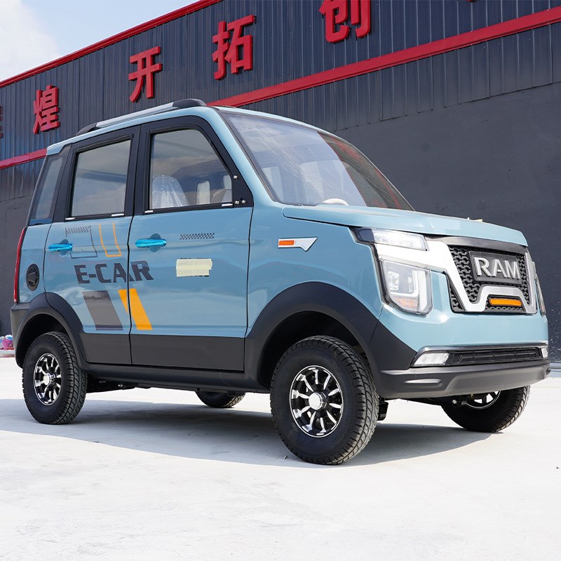 家用代步车电动四轮车 小型四座电车全封闭带空调系能源汽车