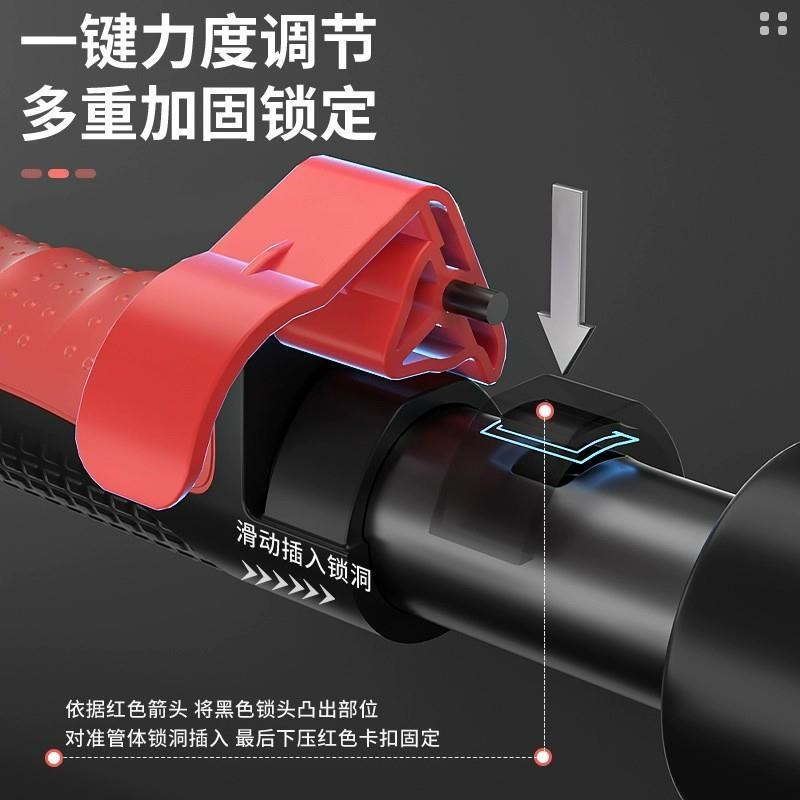 臂力器男士可调节弹簧臂力棒手臂胸肌30力量50公斤家用健身器材