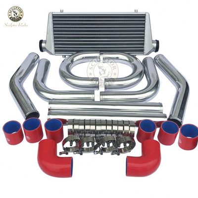 涡轮增压中冷散热器 冷却中冷器通用型前置中冷器改装中冷+百搭管