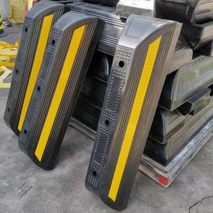 包邮 货车挡车器橡胶车位限位器车轮定位器停车胶车库倒车桩阻车器