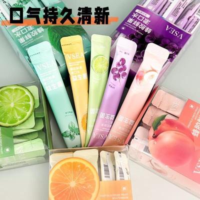 VSEA益生菌漱口水除口臭清新口气去异味持久涑口一次性独立装条状