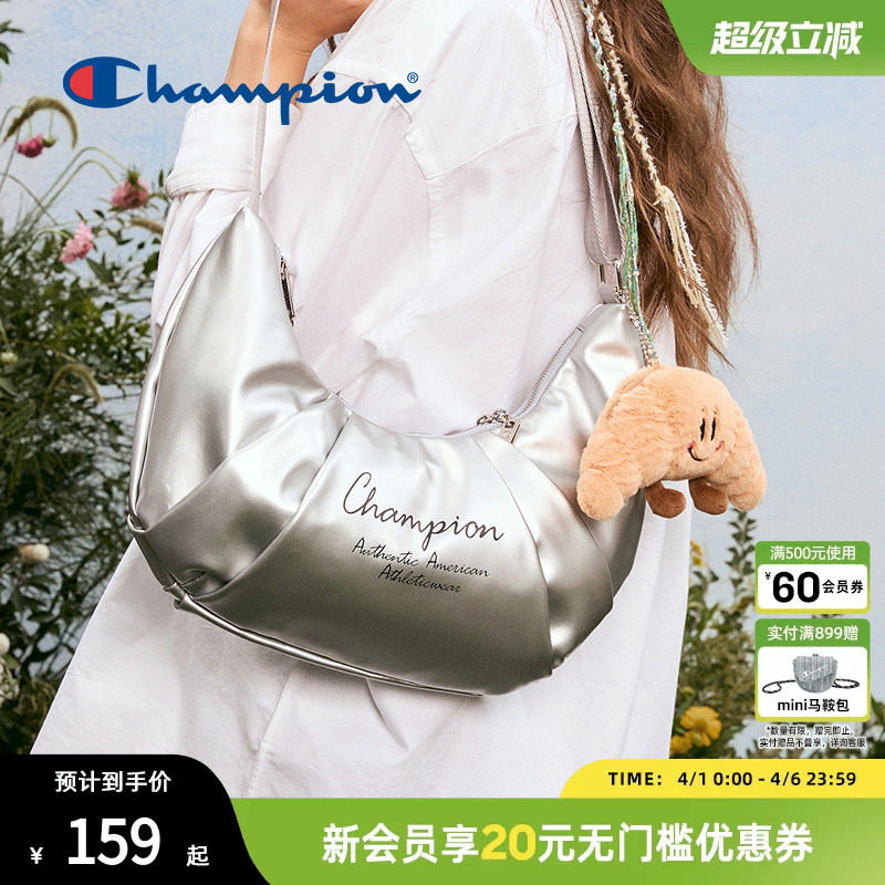 Champion冠军新款单肩包可颂包男女休闲斜挎旅游百搭包包正品