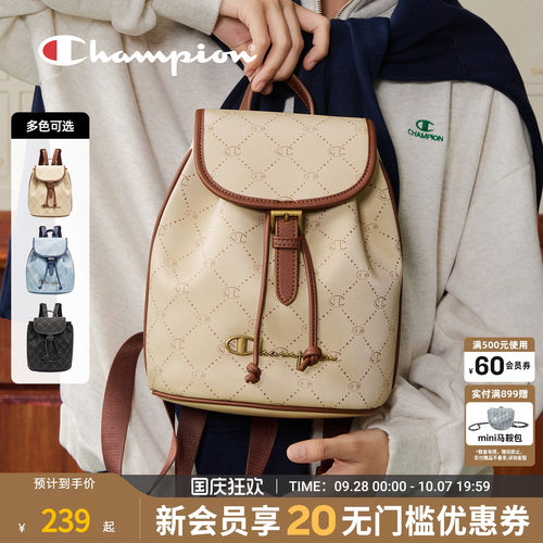 champion冠军mono老花女生双肩包