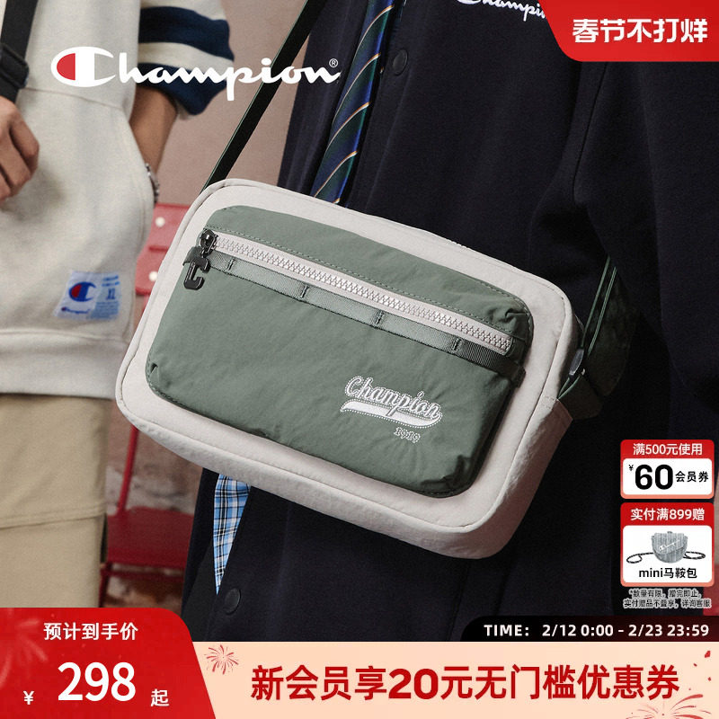 champion冠军26春季新款战术斜挎包相机包轻户外旅游尼龙男