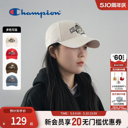 猫咪鸭舌帽champion冠军