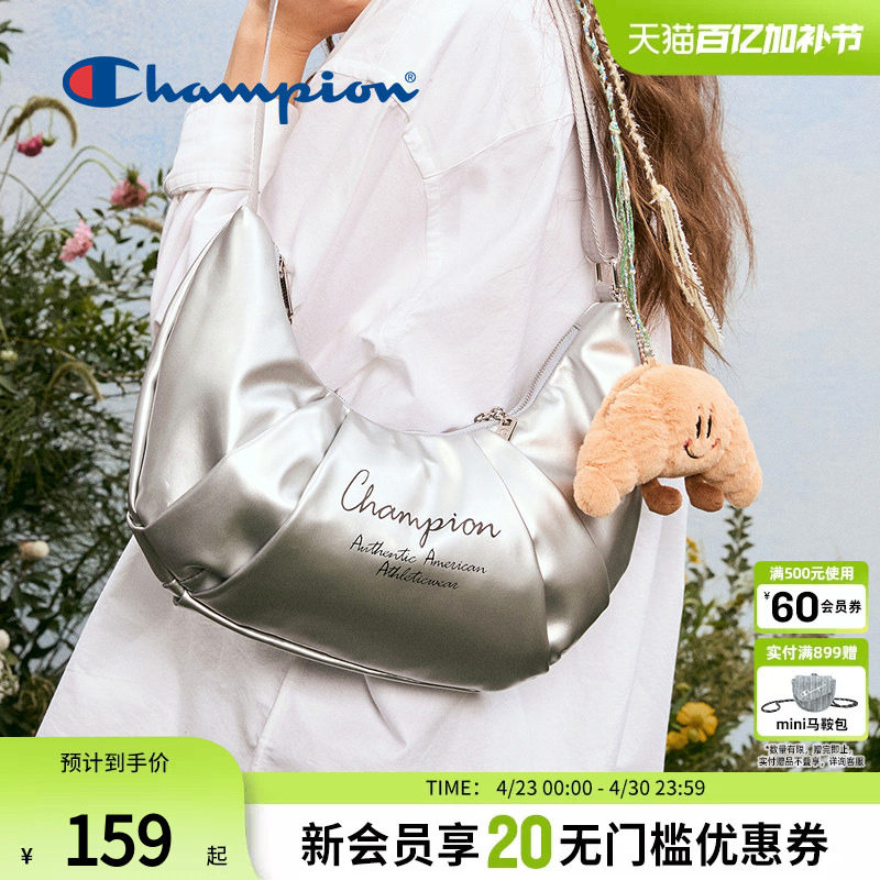 Champion冠军新款单肩包可颂包男女休闲斜挎旅游百搭包包正品