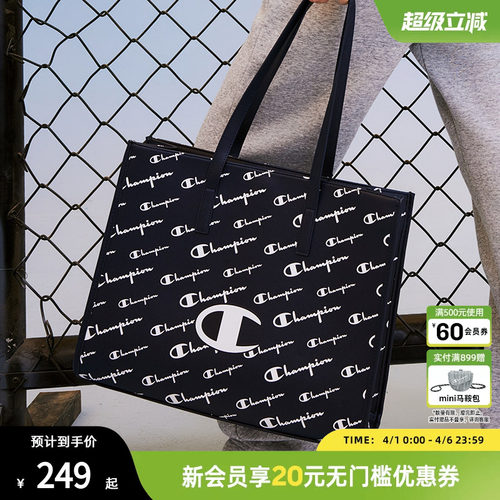 Champion冠军满印老花托特包