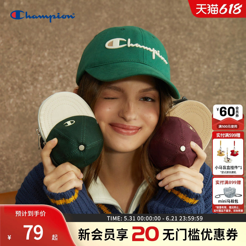 Champion冠军小帽包女SmallCapBag迷你腰包男单肩斜挎包官方正品