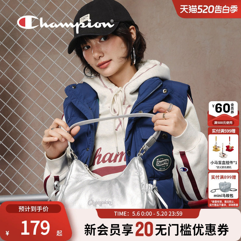 champion冠军26春季新款女士单肩包斜休闲旅游通勤可爱甜美