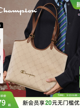 champion冠军26春季新款背心托特包mono老花大容量通勤风hobo包女