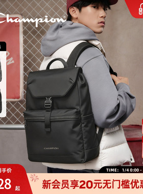 champion冠军大容量商务双肩包男通勤上班耐磨简约实用