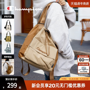 champion冠军双肩包25秋季 子母包女手提单肩托特包大容量抽绳 新款