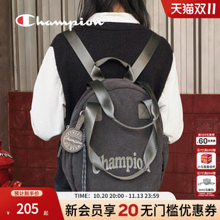 CHAMPION春单肩双肩两用双肩包复古秋冬绒布单肩手提女