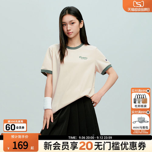 champion冠军女士短袖T恤