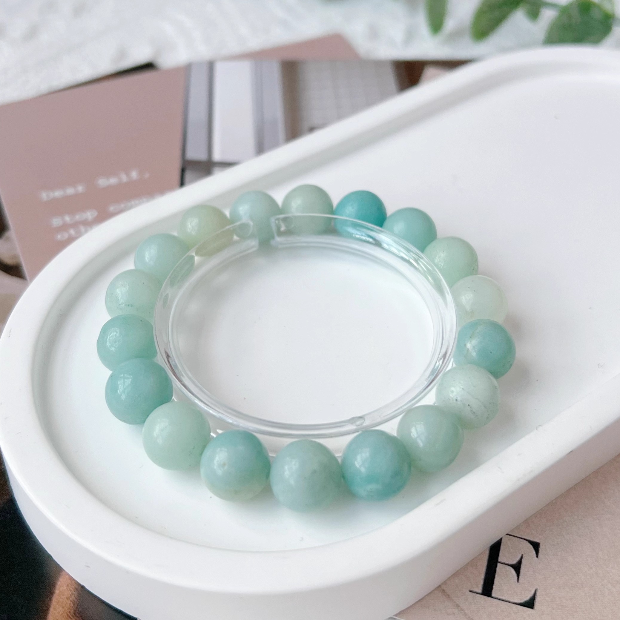 天河石8mm手链天然手串亚马逊石