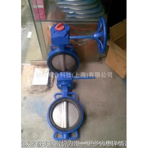 阀门涡轮蝶阀铸铁蝶阀042齿轮式对夹蝶阀