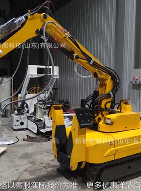 110E智能遥控电动破拆履带底盘机器人 山东济宁厂家履带车