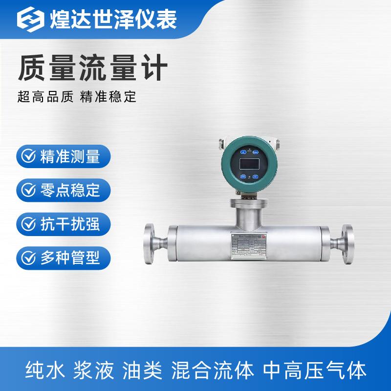 高温高压深冷直管质量流量计工业气体液体密度科里奥利质量流量计