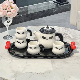 陶瓷水具杯子x家用套装 轻奢2024新款 茶杯茶具茶壶客厅乔迁结婚礼