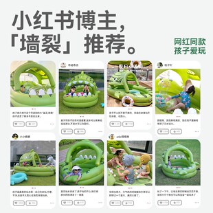 遮阳蓬游泳池大型儿童家用充气泳池成人户外庭院宝宝玩戏水池室外