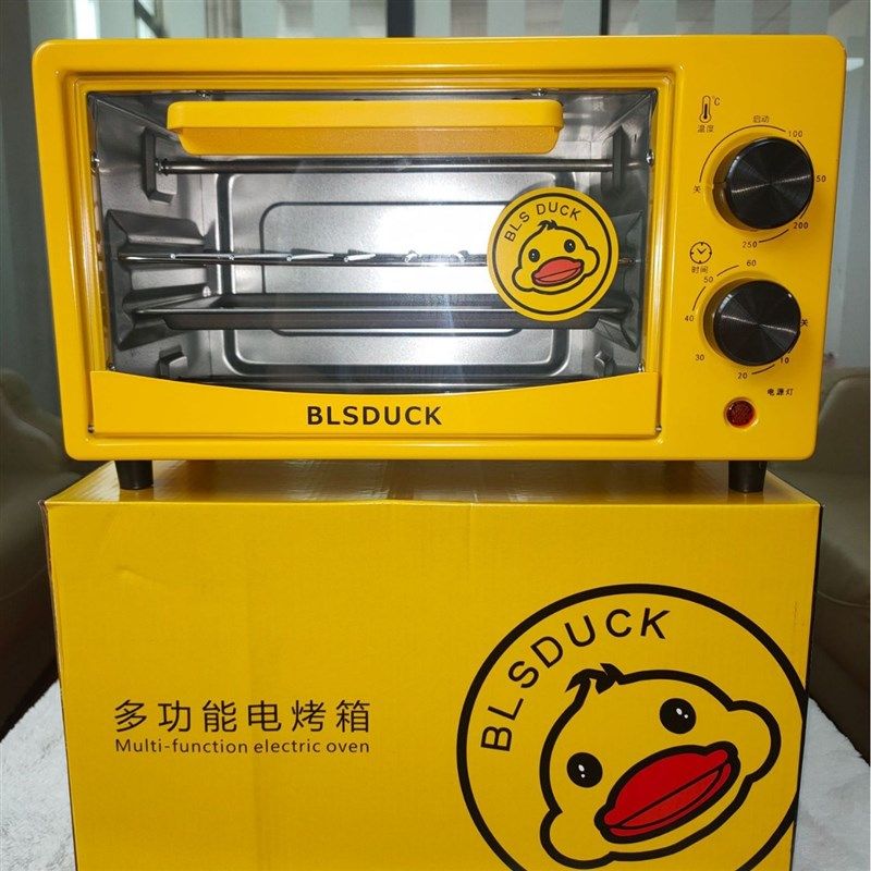 工厂家用小型双层多功能全自动12L容量电烤箱迷你款可出口