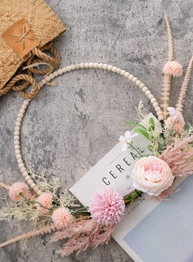 阿蜜莉雅牡丹蒲公英半环仿真花厂家设计婚庆手捧花束墙饰CF01308