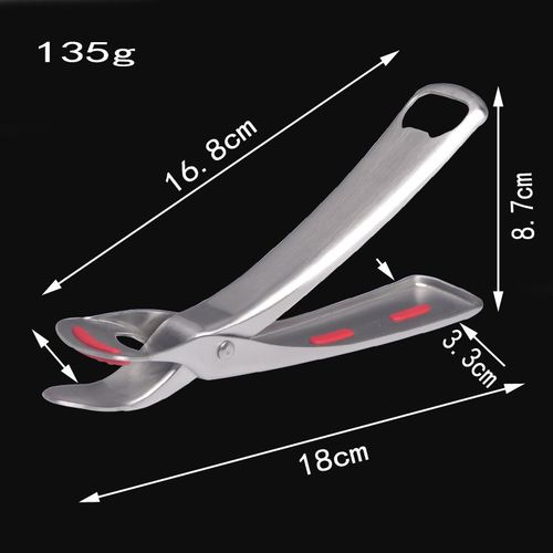 304不锈钢防烫夹提盘提碟取碗器硅胶泰山夹子厨房工具食物夹