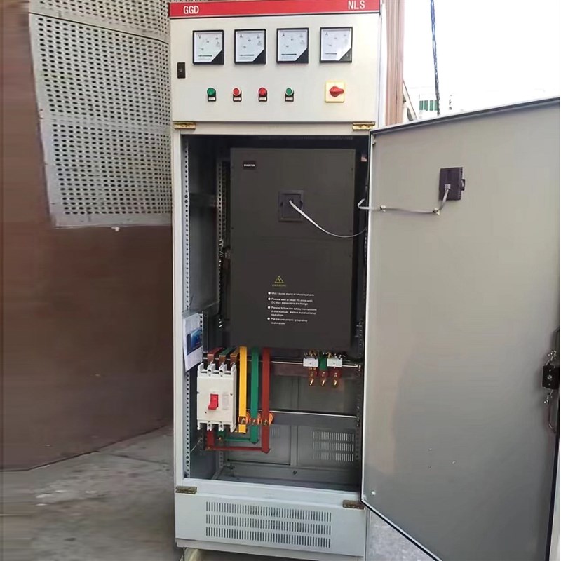 PLC恒压供水变频控制柜风机水泵高低压成套配电柜电容补偿配电箱