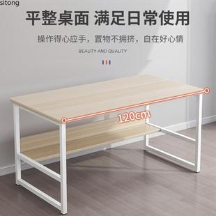 简易桌子工作台租房书桌长方形办公卧室小户型跨境 电脑桌家用台式
