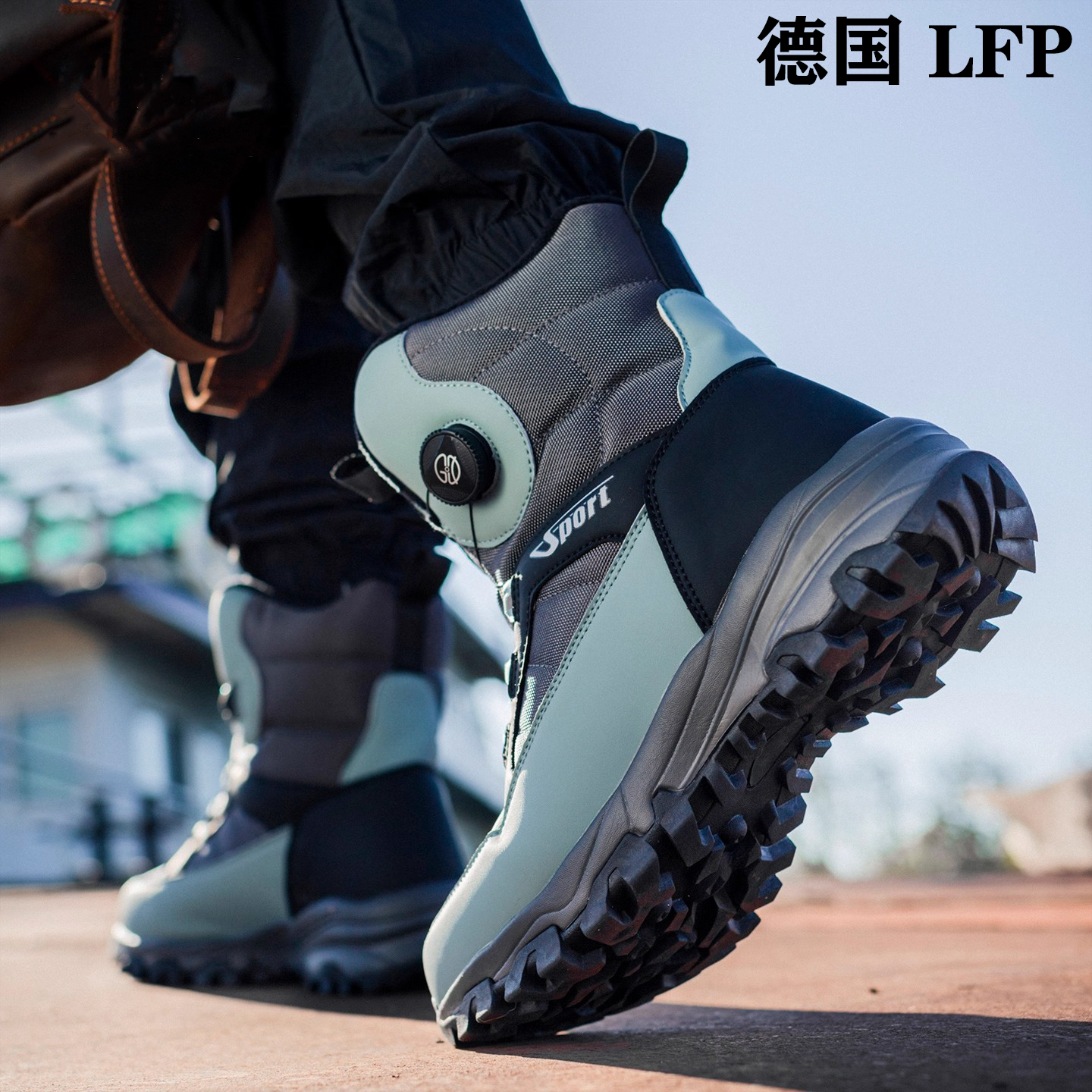 德国雪地靴防水防滑加绒厚底棉鞋